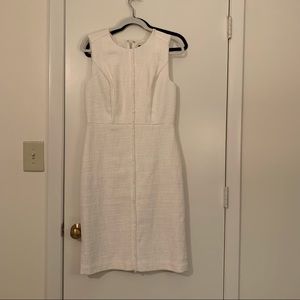 White tweed J Crew dress 6